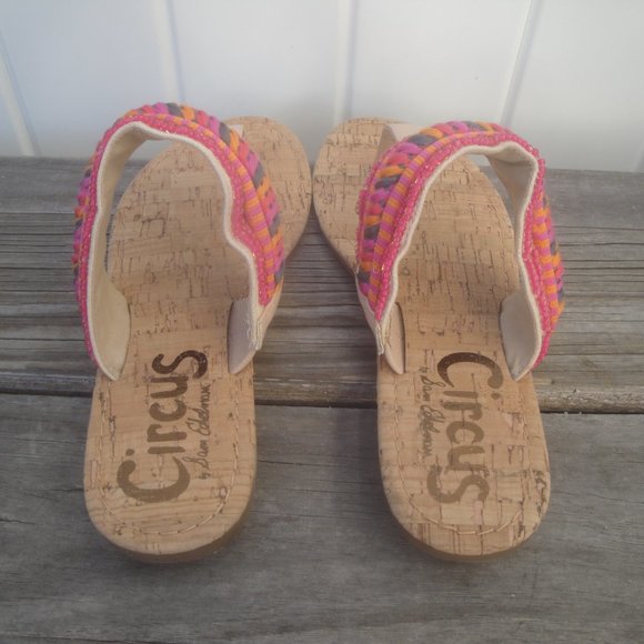 Sam Edelman Circus "Bella" Bohemian Pink Sandals Size 6 - Picture 2 of 6